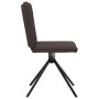 Sillas de comedor 2 unidades tela marrón oscuro de , Sillas de comedor - Ref: Foro24-4101236, Precio: 104,25 €, Descuento: %