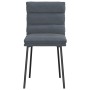 Sillas de comedor 2 unidades terciopelo gris oscuro de , Sillas de comedor - Ref: Foro24-4101283, Precio: 98,87 €, Descuento: %