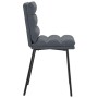 Sillas de comedor 2 unidades terciopelo gris oscuro de , Sillas de comedor - Ref: Foro24-4101283, Precio: 98,87 €, Descuento: %