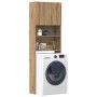 Armario lavadora madera ingeniería roble artesanal 64x24x190 cm de , Accesorios para lavadoras y secadoras - Ref: Foro24-8591...