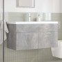 Mueble de baño con lavabo incorporado y grifo gris hormigón de , Muebles de baño - Ref: Foro24-3324891, Precio: 300,53 €, Des...