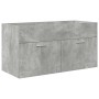 Mueble de baño con lavabo incorporado y grifo gris hormigón de , Muebles de baño - Ref: Foro24-3324891, Precio: 300,53 €, Des...