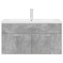 Mueble de baño con lavabo incorporado y grifo gris hormigón de , Muebles de baño - Ref: Foro24-3324891, Precio: 300,53 €, Des...