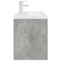 Mueble de baño con lavabo incorporado y grifo gris hormigón de , Muebles de baño - Ref: Foro24-3324891, Precio: 300,53 €, Des...