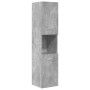 Juego muebles de baño 4 pzas madera contrachapada gris hormigón de , Muebles de baño - Ref: Foro24-3324898, Precio: 224,72 €,...