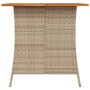 Set comedor de jardín 5 pzas con cojines ratán sintético beige de , Conjuntos de jardín - Ref: Foro24-365423, Precio: 232,88 ...