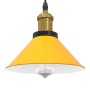 Lámpara colgante regulable altura E27 amarillo brillante Ø 22cm de , Lámparas - Ref: Foro24-4103447, Precio: 29,60 €, Descuen...