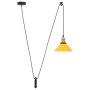 Lámpara colgante regulable altura E27 amarillo brillante Ø 22cm de , Lámparas - Ref: Foro24-4103447, Precio: 29,60 €, Descuen...