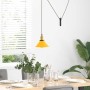 Lámpara colgante regulable altura E27 amarillo brillante Ø 22cm de , Lámparas - Ref: Foro24-4103447, Precio: 29,60 €, Descuen...