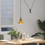 Lámpara colgante regulable altura E27 amarillo brillante Ø 22cm de , Lámparas - Ref: Foro24-4103447, Precio: 29,60 €, Descuen...
