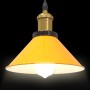 Lámpara colgante regulable altura E27 amarillo brillante Ø 22cm de , Lámparas - Ref: Foro24-4103447, Precio: 29,60 €, Descuen...