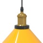 Lámpara colgante regulable altura E27 amarillo brillante Ø 22cm de , Lámparas - Ref: Foro24-4103447, Precio: 29,60 €, Descuen...