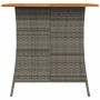 Set comedor de jardín 5 piezas con cojines ratán sintético gris de , Conjuntos de jardín - Ref: Foro24-365421, Precio: 232,88...