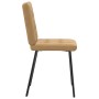 Sillas de comedor 4 unidades terciopelo marrón de , Sillas de comedor - Ref: Foro24-3315165, Precio: 158,35 €, Descuento: %