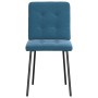 Sillas de comedor 4 unidades terciopelo azul de , Sillas de comedor - Ref: Foro24-3315167, Precio: 158,63 €, Descuento: %