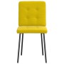 Sillas de comedor 6 unidades terciopelo amarillo de , Sillas de comedor - Ref: Foro24-3315434, Precio: 234,66 €, Descuento: %