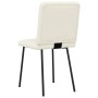 Sillas de comedor 6 unidades de terciopelo crema de , Sillas de comedor - Ref: Foro24-3315436, Precio: 298,70 €, Descuento: %