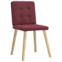 Sillas de comedor 6 unidades tela rojo tinto de , Sillas de comedor - Ref: Foro24-3315441, Precio: 290,21 €, Descuento: %