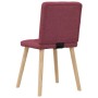 Sillas de comedor 6 unidades tela rojo tinto de , Sillas de comedor - Ref: Foro24-3315441, Precio: 290,21 €, Descuento: %