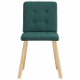 Sillas de comedor 6 unidades tela verde oscuro de , Sillas de comedor - Ref: Foro24-3315443, Precio: 288,52 €, Descuento: %