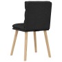 Sillas de comedor 2 unidades tela negro de , Sillas de comedor - Ref: Foro24-4101295, Precio: 109,95 €, Descuento: %