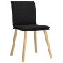 Sillas de comedor 2 unidades tela negro de , Sillas de comedor - Ref: Foro24-4101257, Precio: 110,42 €, Descuento: %