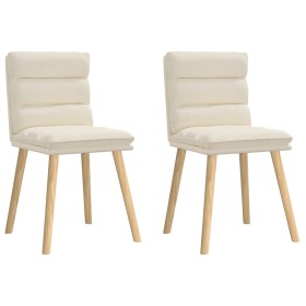 Sillas de comedor 2 unidades lino de , Sillas de comedor - Ref: Foro24-4101304, Precio: 116,70 €, Descuento: %