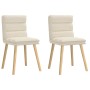 Sillas de comedor 2 unidades lino de , Sillas de comedor - Ref: Foro24-4101304, Precio: 116,70 €, Descuento: %