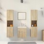 Juego de muebles de baño 5 pzas madera ingeniería roble Sonoma de , Muebles de baño - Ref: Foro24-3325029, Precio: 261,53 €, ...