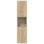 Juego de muebles de baño 5 pzas madera ingeniería roble Sonoma de , Muebles de baño - Ref: Foro24-3325029, Precio: 261,53 €, ...