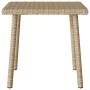 Mesa centro jardín rectangular beige 40x40x37cm ratán sintético de , Mesas de jardín - Ref: Foro24-4104048, Precio: 31,30 €, ...