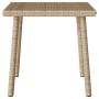Mesa centro jardín rectangular beige 40x40x37cm ratán sintético de , Mesas de jardín - Ref: Foro24-4104048, Precio: 31,30 €, ...