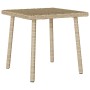 Mesa centro jardín rectangular beige 40x40x37cm ratán sintético de , Mesas de jardín - Ref: Foro24-4104048, Precio: 31,30 €, ...