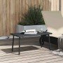 Mesa centro jardín rectangular negra 80x40x37cm ratán sintético de , Mesas de jardín - Ref: Foro24-4104055, Precio: 44,26 €, ...