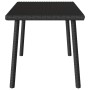 Mesa centro jardín rectangular negra 80x40x37cm ratán sintético de , Mesas de jardín - Ref: Foro24-4104055, Precio: 44,26 €, ...