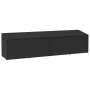 Caja de almacenaje de jardín ratán sintético negro 220x50x58 cm de , Cajas de almacenaje para exteriores - Ref: Foro24-410407...
