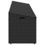 Caja de almacenaje de jardín ratán sintético negro 220x50x58 cm de , Cajas de almacenaje para exteriores - Ref: Foro24-410407...