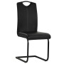 Sillas v oladizasde comedor 4 unidades cuero sintético negro de , Sillas de comedor - Ref: Foro24-246194, Precio: 292,72 €, D...