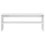 Mueble de TV madera contrachapada blanco brillante 100x40x40 cm de , Muebles TV - Ref: Foro24-861118, Precio: 48,56 €, Descue...