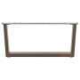 Patas para mesa de comedor en forma de V 2 uds acero natural de , Patas para mesas - Ref: Foro24-4012619, Precio: 70,29 €, De...