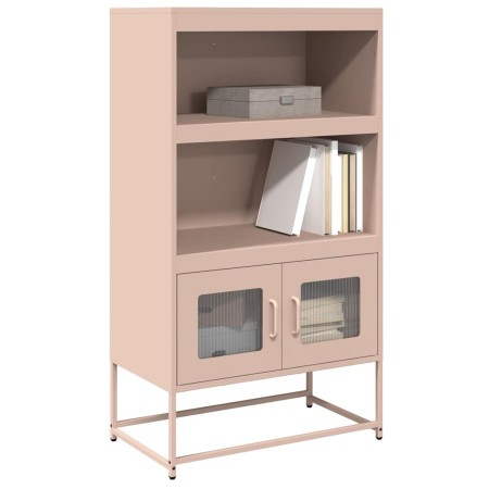Aparador de acero rosa 68x39x123 cm de , Aparadores - Ref: Foro24-853369, Precio: 113,73 €, Descuento: %