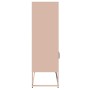 Aparador de acero rosa 68x39x123 cm de , Aparadores - Ref: Foro24-853369, Precio: 113,73 €, Descuento: %