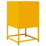 Mesita de noche acero laminado en frío amarillo 36x39x60,5 cm de , Mesitas de noche - Ref: Foro24-853329, Precio: 52,65 €, De...