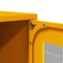 Mesita de noche acero laminado en frío amarillo 36x39x60,5 cm de , Mesitas de noche - Ref: Foro24-853329, Precio: 52,65 €, De...