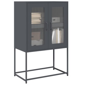 Aparador de acero gris antracita 68x39x107 cm de , Aparadores - Ref: Foro24-853376, Precio: 96,27 €, Descuento: %