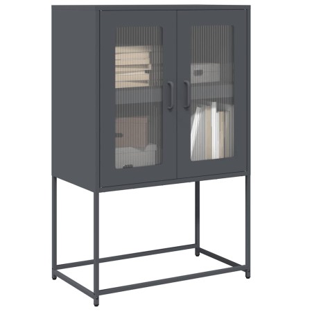Aparador de acero gris antracita 68x39x107 cm de , Aparadores - Ref: Foro24-853376, Precio: 96,27 €, Descuento: %
