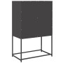 Aparador de acero negro 68x39x107 cm de , Aparadores - Ref: Foro24-853374, Precio: 93,06 €, Descuento: %