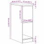 Armario de almacenamiento para garaje Artisan Oak 30x51x85 cm de , Armarios industriales - Ref: Foro24-860534, Precio: 48,34 ...