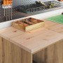 Armario de almacenamiento para garaje Roble Artesano 40x51x85cm de , Armarios industriales - Ref: Foro24-860543, Precio: 54,0...