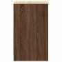 Armario de almacenamiento para garaje roble marrón 40x51x85 cm de , Armarios industriales - Ref: Foro24-860541, Precio: 54,89...